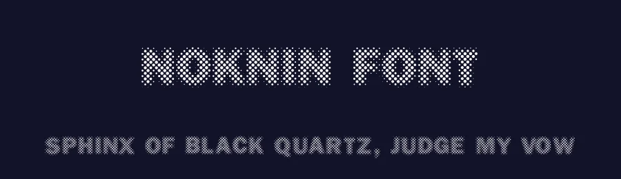 Noknin Font by rulihoki — Display Font — thumbnail 2