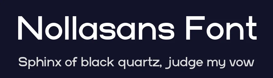 Nollasans Font by Dicky Febrian — Sans Serif Font — thumbnail 2