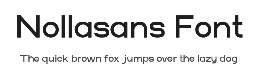 Nollasans Font by Dicky Febrian — Sans Serif Font
