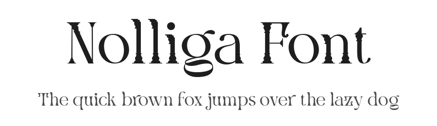 Nolliga Font by Alit Suarnegara — Display Font