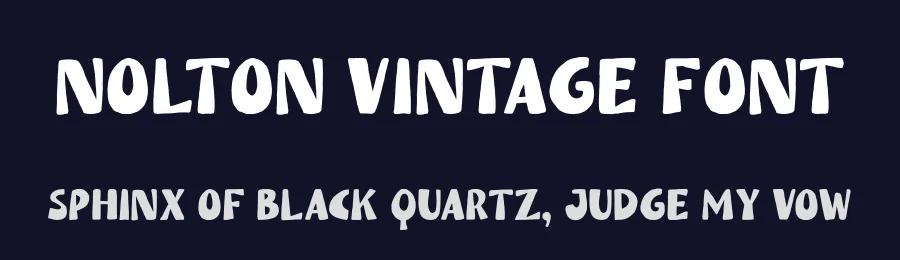 Nolton Vintage Font by grezlinestudio — Display Font — thumbnail 2