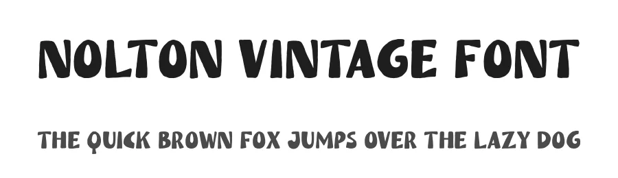 Nolton Vintage Font by grezlinestudio — Display Font