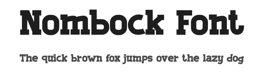Nombock Font by Pinisiart — Display Font