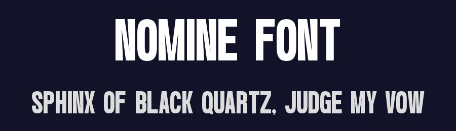 Nomine Font by Funtype — Decorative Font — thumbnail 2