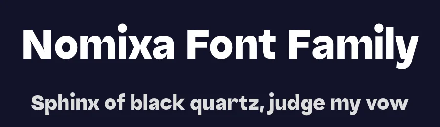 Nomixa Font Family by YUKITA CREATIVE — Decorative Font — thumbnail 2