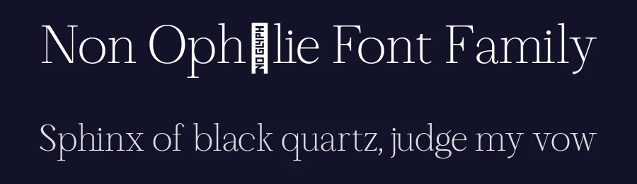 Non Ophélie Font Family by Non Foundry — Serif Font — thumbnail 2