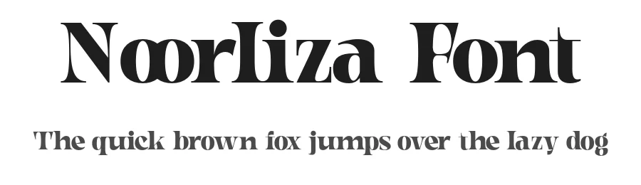 Noorliza Font by Aksapix_Type — Display Font