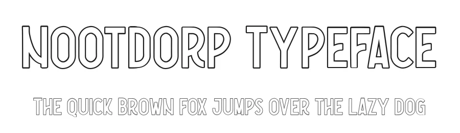 Nootdorp Typeface by Garisman Std β Sans Serif Font