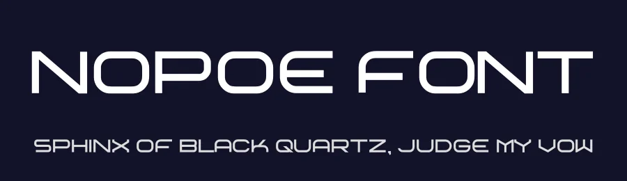 Nopoe Font by hayoyuka8 — Display Font — thumbnail 2