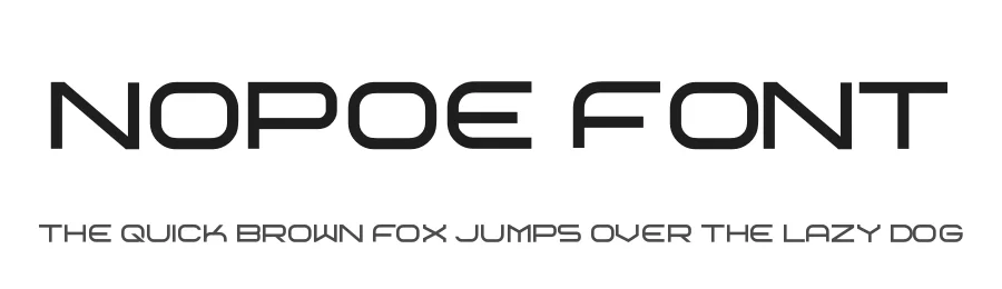 Nopoe Font by hayoyuka8 — Display Font
