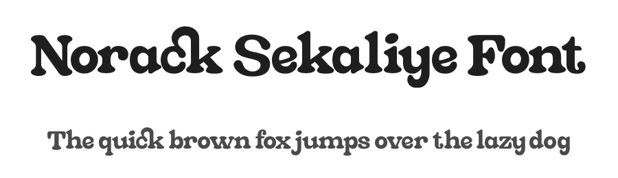Norack Sekaliye Font by Rismatype — Decorative Font