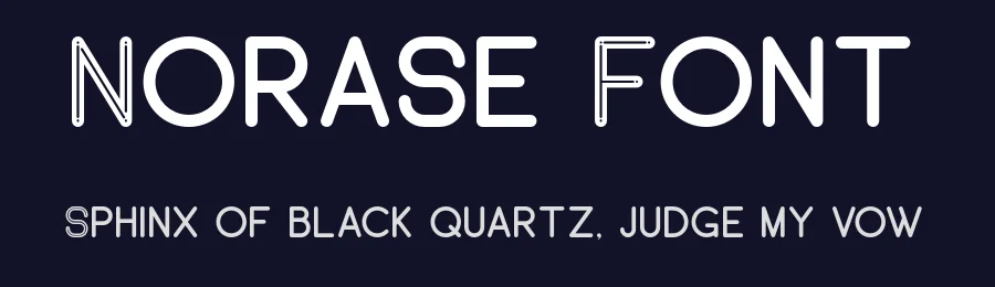 Norase Font by ErmediaStudio — Display Font — thumbnail 2