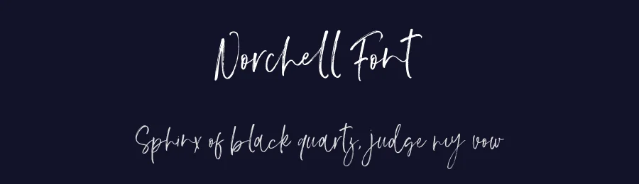 Norchell Font by metafontsy — Script Handwritten Font — thumbnail 2