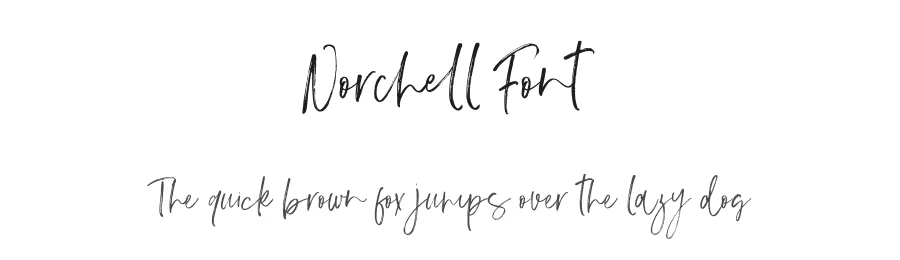 Norchell Font by metafontsy — Script Handwritten Font
