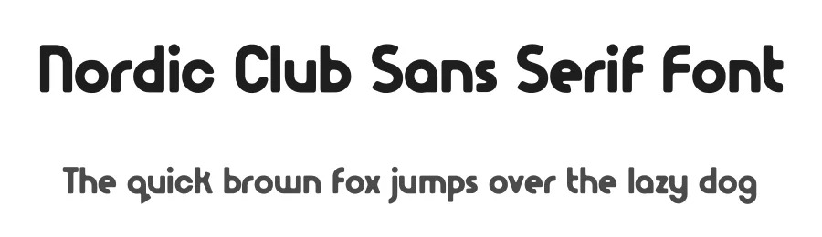 Nordic Club Sans Serif Font by OPENCITYDESIGNCO — Sans Serif Font