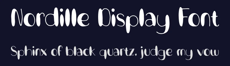 Nordille Display Font by jetsmax — Decorative Font — thumbnail 2