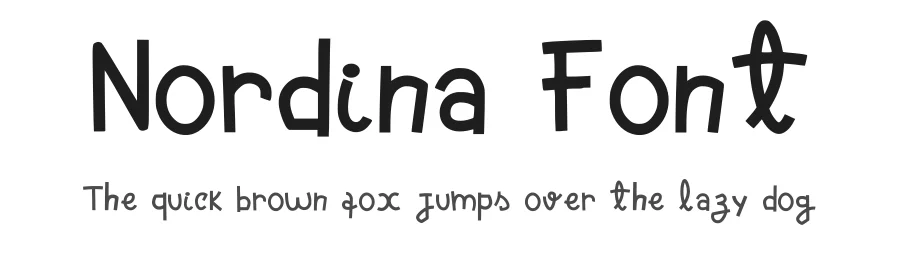 Nordina Font by Aline Oliveira — Display Font