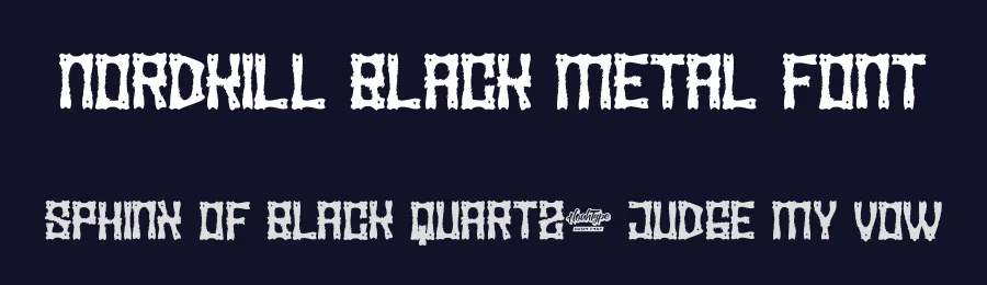 Nordkill Black Metal Font by noahtype — Blackletter Font — thumbnail 2