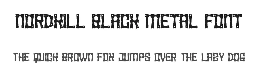 Nordkill Black Metal Font by noahtype — Blackletter Font