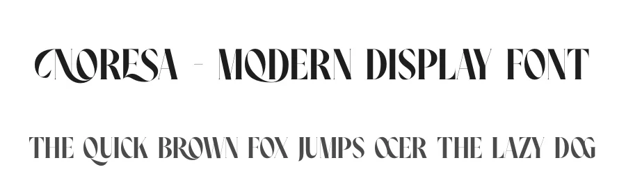 Noresa – Modern Display Font by timelesstype.co — Display Font