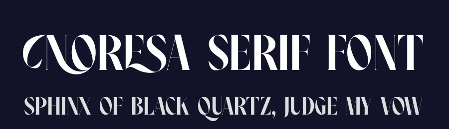 Noresa Serif Font by timelesstype.co — Serif Font — thumbnail 2