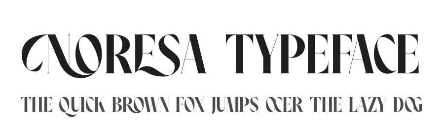 Noresa Typeface by timelesstype.co — Display Font
