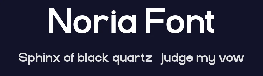 Noria Font by Flawless And Co — Sans Serif Font — thumbnail 2