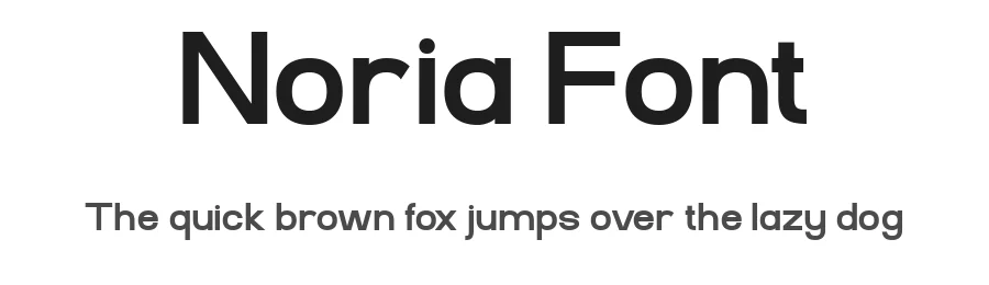 Noria Font by Flawless And Co — Sans Serif Font