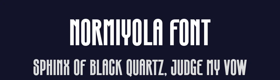 Normiyola Font by BrandSemut — Sans Serif Font — thumbnail 2