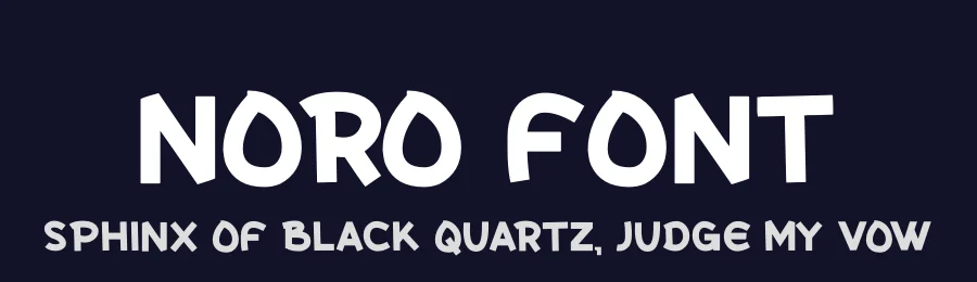 Noro Font by letterfiastudio — Display Font — thumbnail 2