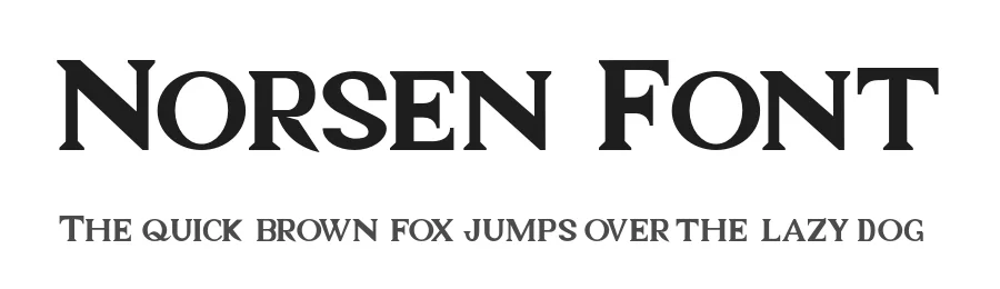 Norsen Font by craftsupplyco — Display Font