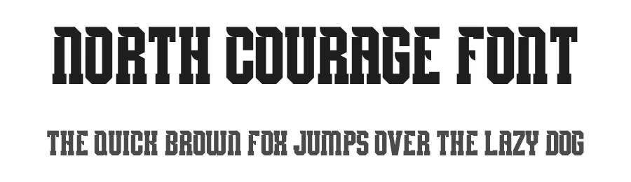 North Courage Font by Almairatype — Display Font