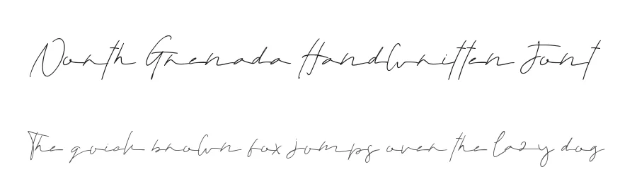 North Grenada Handwritten Font by typotopia — Script Handwritten Font