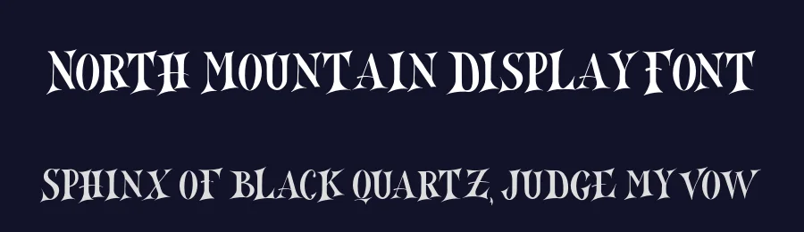 North Mountain Display Font by Letterhend Studio — Display Font — thumbnail 2