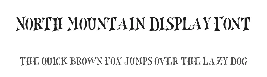 North Mountain Display Font by Letterhend Studio — Display Font
