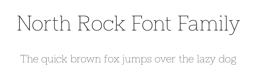 North Rock Font Family by Almarkha Type — Slab Serif Font