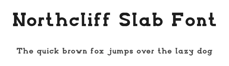 Northcliff Slab Font by edricstudio β Serif Font