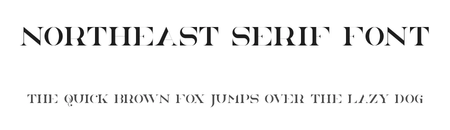 NorthEast Serif Font by Vladfedotovv — Decorative Font