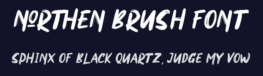 Northen Brush Font by Garisman Std — Script Handwritten Font — thumbnail 2