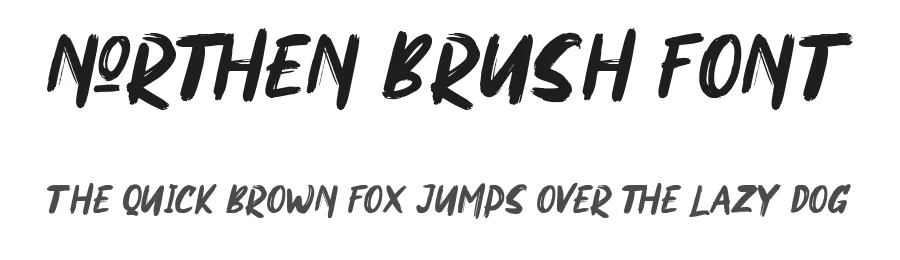 Northen Brush Font by Garisman Std — Script Handwritten Font