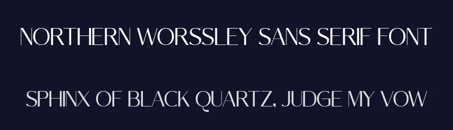Northern Worssley Sans Serif Font by Typetemp Studio — Display Font — thumbnail 2