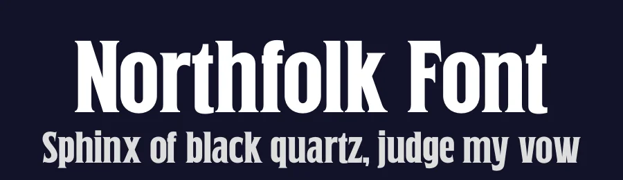 Northfolk Font by Heinzel Std. — Serif Font — thumbnail 2