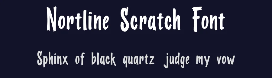 Nortline Scratch Font by Youthlabs Studio — Display Font — thumbnail 2