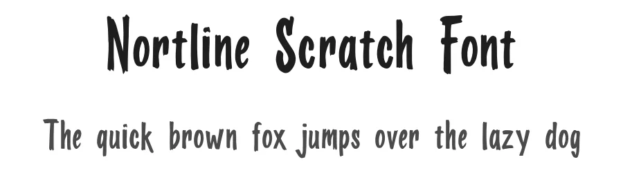 Nortline Scratch Font by Youthlabs Studio — Display Font