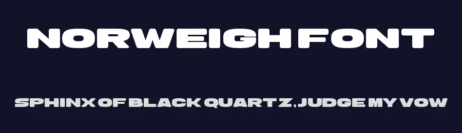 Norweigh Font by Almairatype — Display Font — thumbnail 2