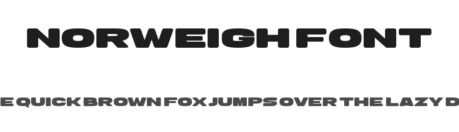 Norweigh Font by Almairatype — Display Font