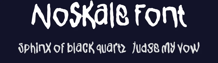 Noskale Font by enxyclo — Decorative Font — thumbnail 2