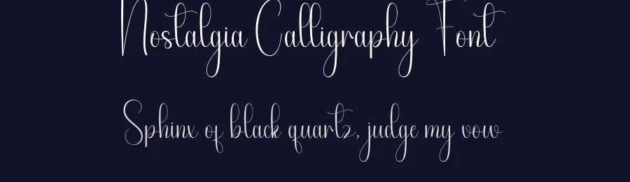 Nostalgia Calligraphy Font by andikastudio — Script Handwritten Font — thumbnail 2