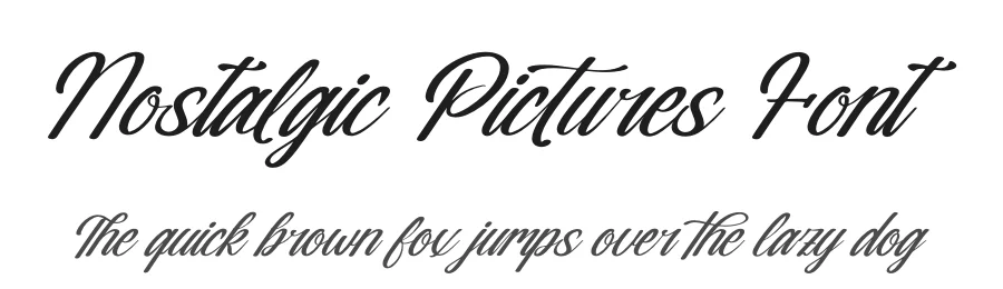 Nostalgic Pictures Font by letterenastudios — Script Handwritten Font