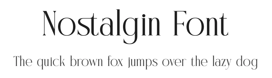 Nostalgin Font by letterenastudios — Serif Font